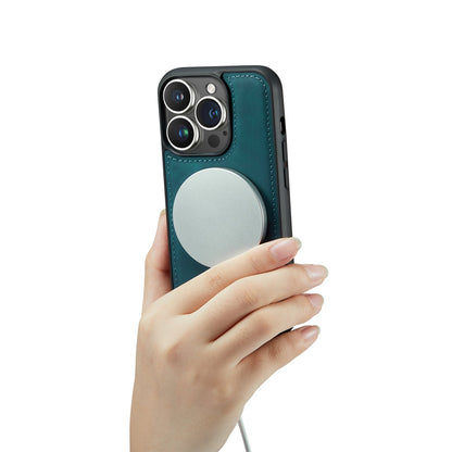 iPhone 15 Plus Hoesje - Emerald Green - 2 in 1 MagSafe Bookcase
