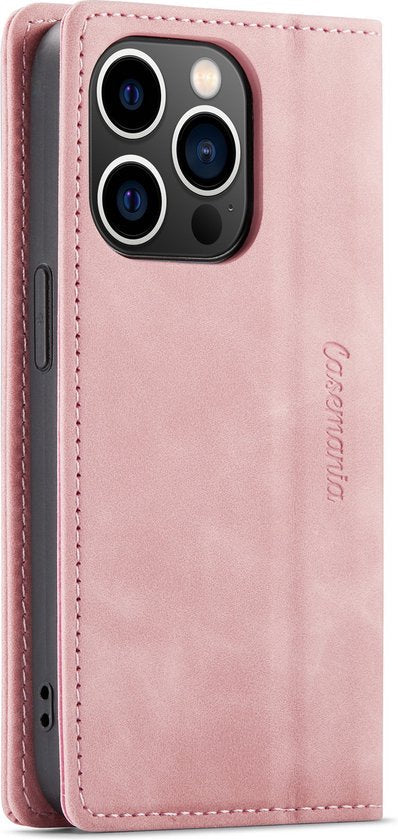 Apple iPhone 14 Pro Hoesje - Pale Pink - Dunne Bookcase