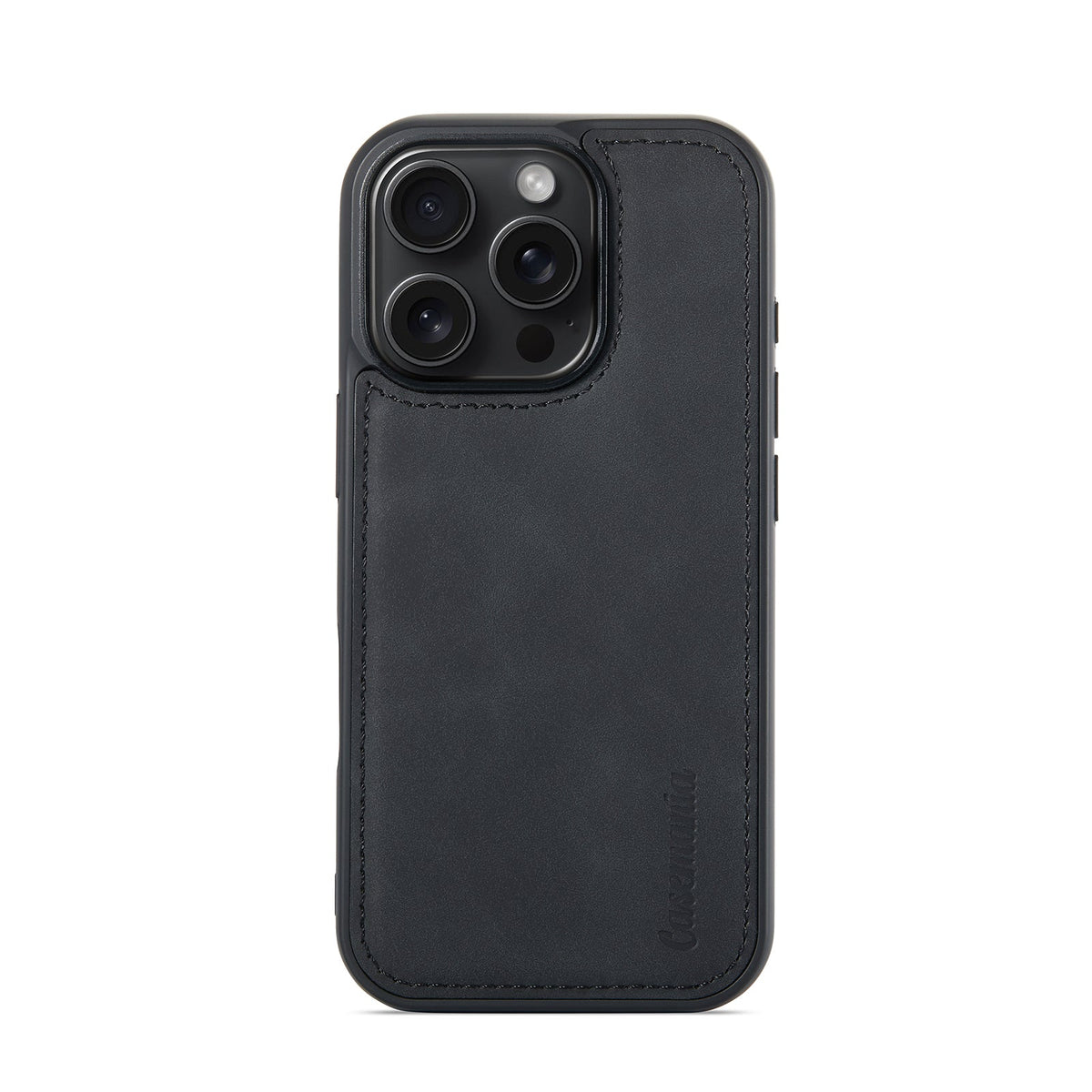 Apple iPhone 16 Pro Hülle - Charcoal Gray - 2-in-1 Klapphülle mit Kartenfach