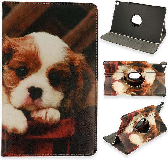 Samsung Galaxy Tab S6 Lite Tablet Case - Puppy - Rotating Folio Case