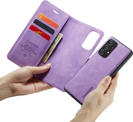 Samsung Galaxy A53 5G Hoesje - Bright Lila - 2 in 1 Bookcase