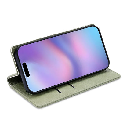 iPhone 13 Hoesje - Matcha Green - Dunne Leather-look Back Cover