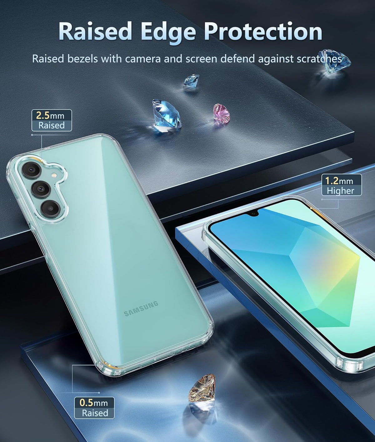 Samsung Galaxy A17 5G Hoesje - Transparant - Anti-Shock Back Cover