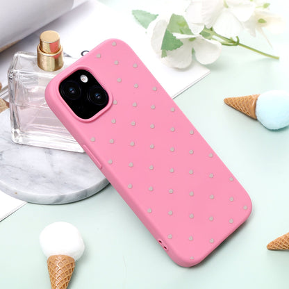 Apple iPhone 11 Hoesje - Neon Roze - Hartjes Back Cover