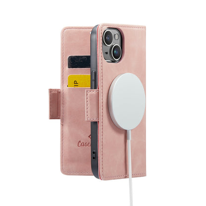 Apple iPhone 15 Plus Hoesje - Pale Pink - Portemonnee MagSafe Bookcase
