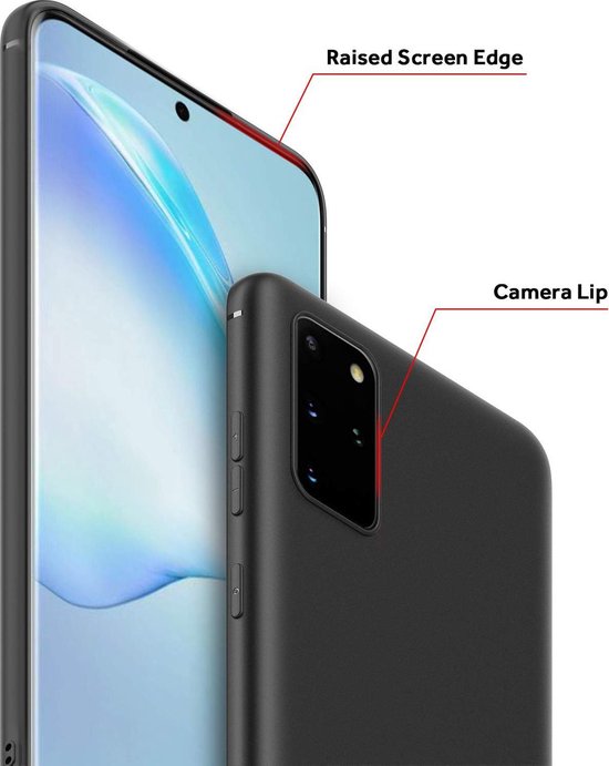 Coque Samsung Galaxy S20 Plus - Noir - Étui arrière en silicone