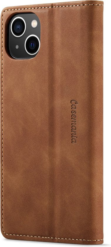 Apple iPhone 14 Case - Sienna Brown - Slim Wallet Case