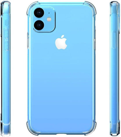 iPhone 11 Hoesje - Anti Shock Hybrid Back Cover - Transparant Back Cover