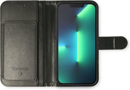 Étui iPhone 11 - Noir - Bookcase 2 en 1 avec 10 compartiments pour cartes