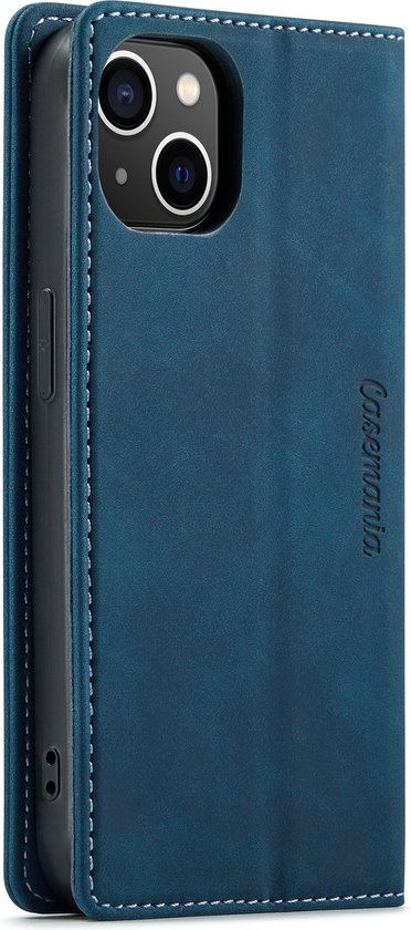 Apple iPhone 13 Case - Navy Blue - Slim Wallet Case