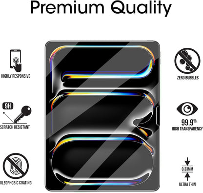 Apple iPad Pro 13 (2024) Screenprotector - Full Cover - 2 Stuks