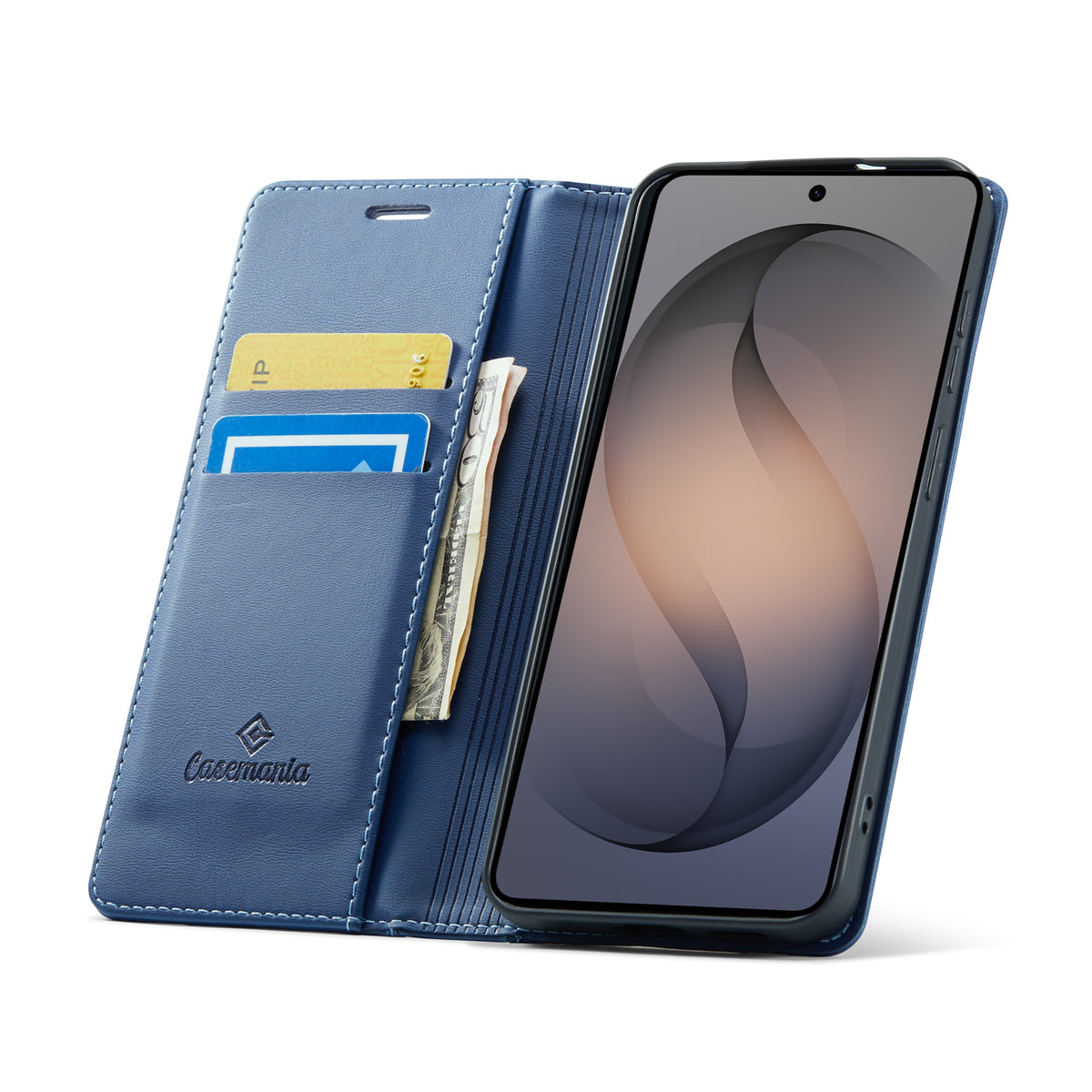 Samsung Galaxy S26 FE Hoesje - Navy Blue - Dunne Bookcase