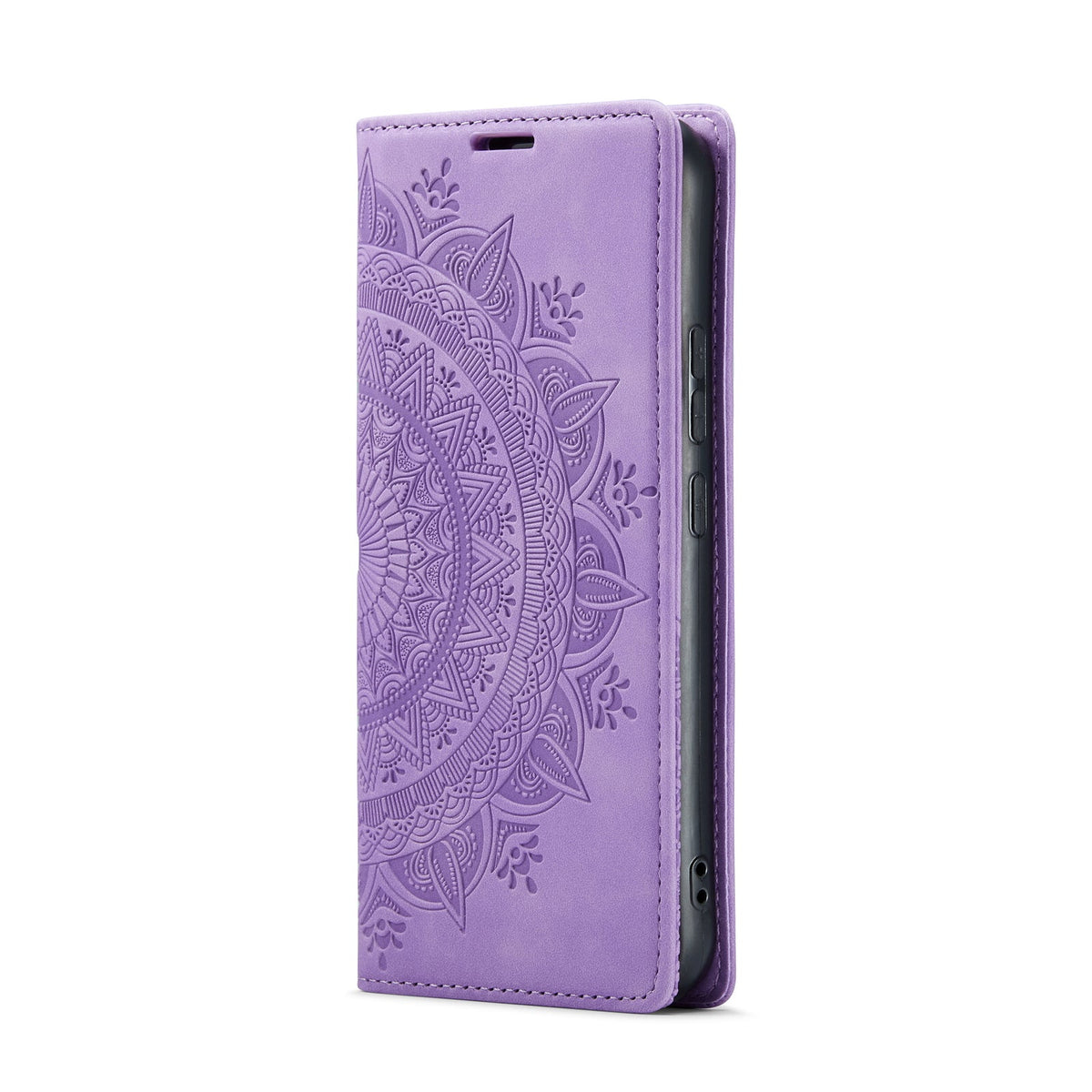 Étui Samsung Galaxy A25 - Lila vif - Mandala Bookcase fin