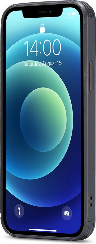 Apple iPhone 13 Pro Hoesje - Navy Blue - Back Cover met Pasjeshouder