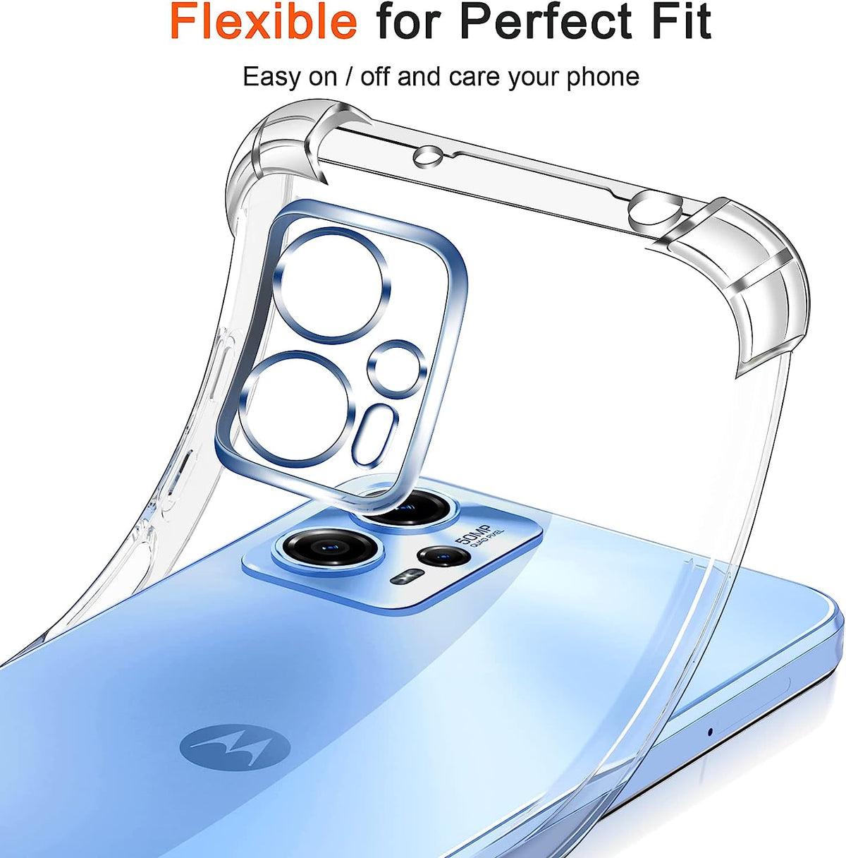 Coque Motorola Moto G13 - Transparent - Étui arrière anti-choc