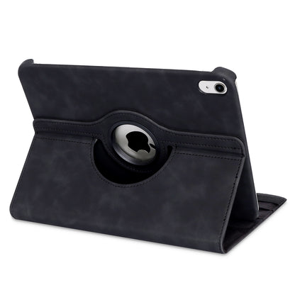 360 graden draaibare hoes voor Apple iPad 2022 in zwart, ideaal voor veelzijdig gebruik en bescherming.