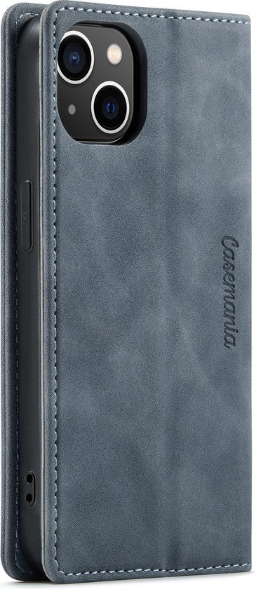 Apple iPhone 13 Mini Hoesje - Shadow Gray - Dunne Bookcase