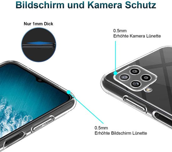 Samsung Galaxy A22 4G Hoesje - Transparant - Siliconen Back Cover