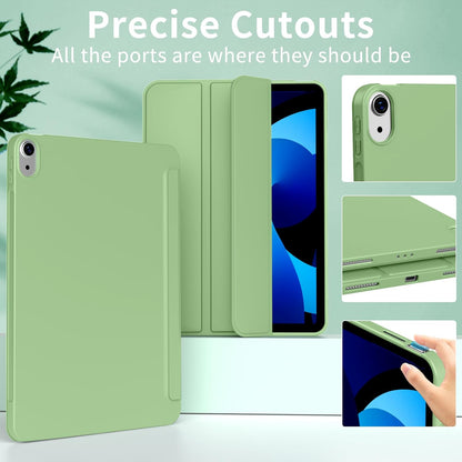 Apple iPad Air 11 (2024) Tablethoes - Licht Groen - Smart Cover