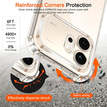 Honor 600 5G Hoesje - Transparant - Anti-Shock Back Cover