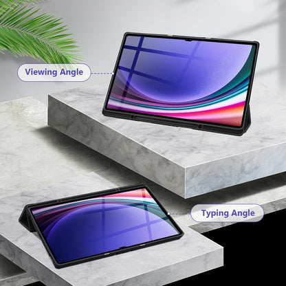 Samsung Galaxy Tab S10 FE Plus Tablethoes - Zwart - Smart Cover