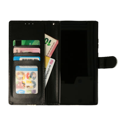 Samsung Galaxy A27 Hoesje - Marmer Blauw - Portemonnee Book Case met Print