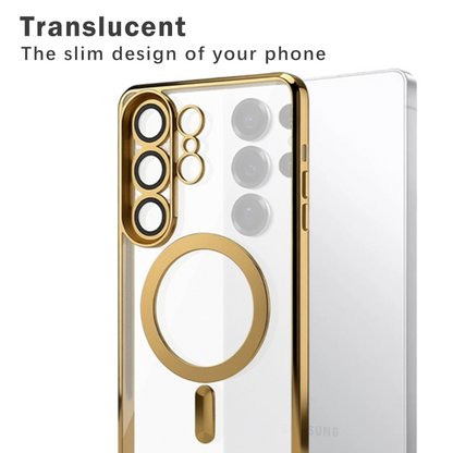 Samsung Galaxy S26 Plus Hoesje - Goud - Siliconen MagSafe Back Cover