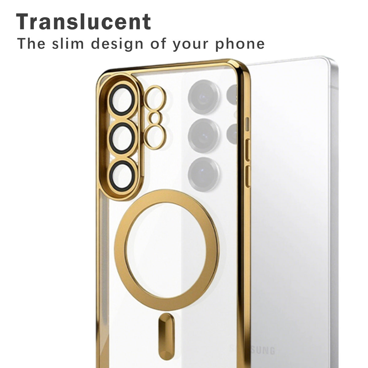 Samsung Galaxy S26 Hülle - Gold - Silikon MagSafe Backcover