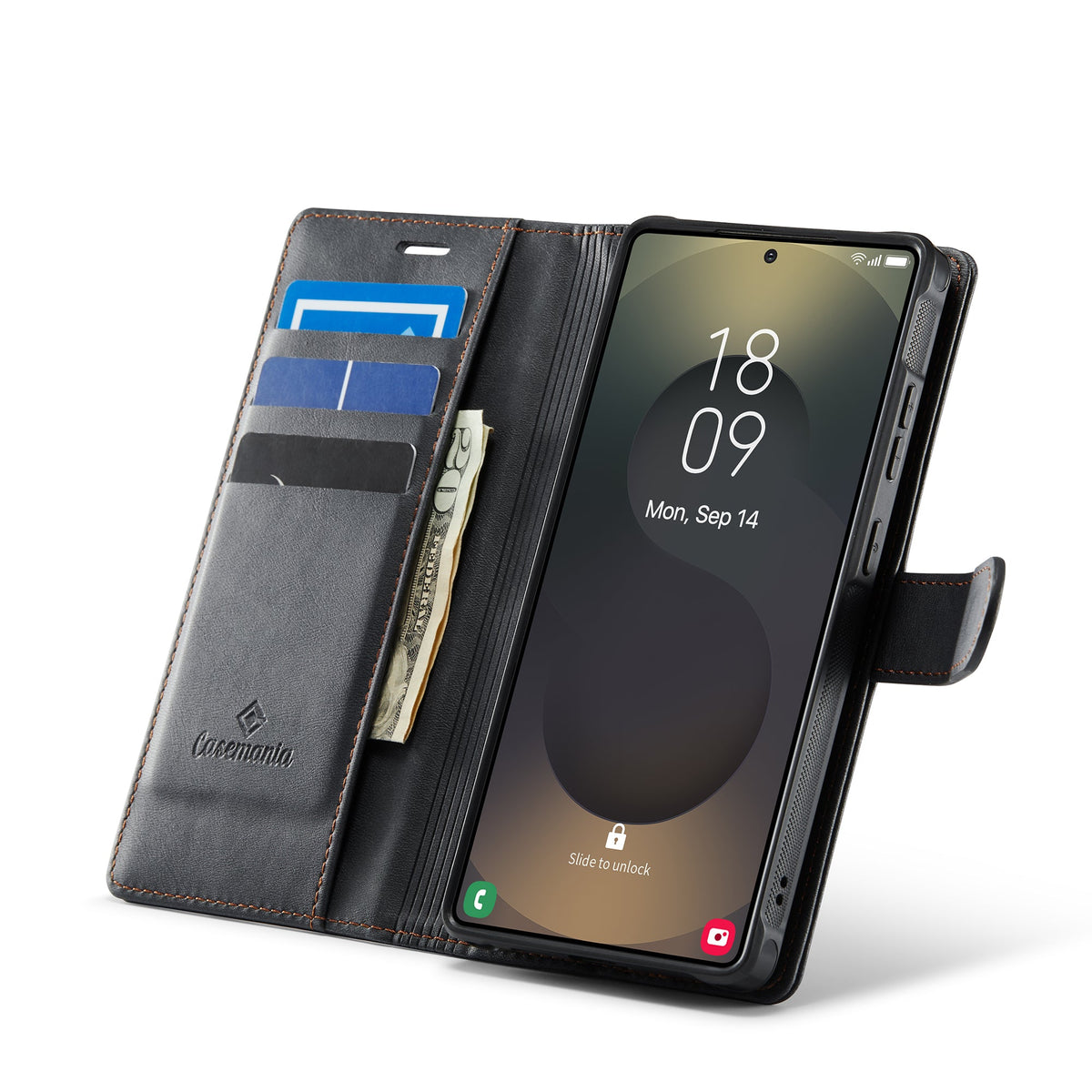 Samsung Galaxy S26 Ultra Hoesje - Charcoal Gray - 2 in 1 MagSafe Bookcase