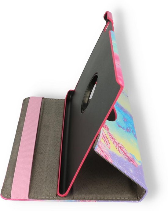Samsung Galaxy Tab A7 Lite Tablethoes - Dromenvanger & Veren - Draaibare Bookcase