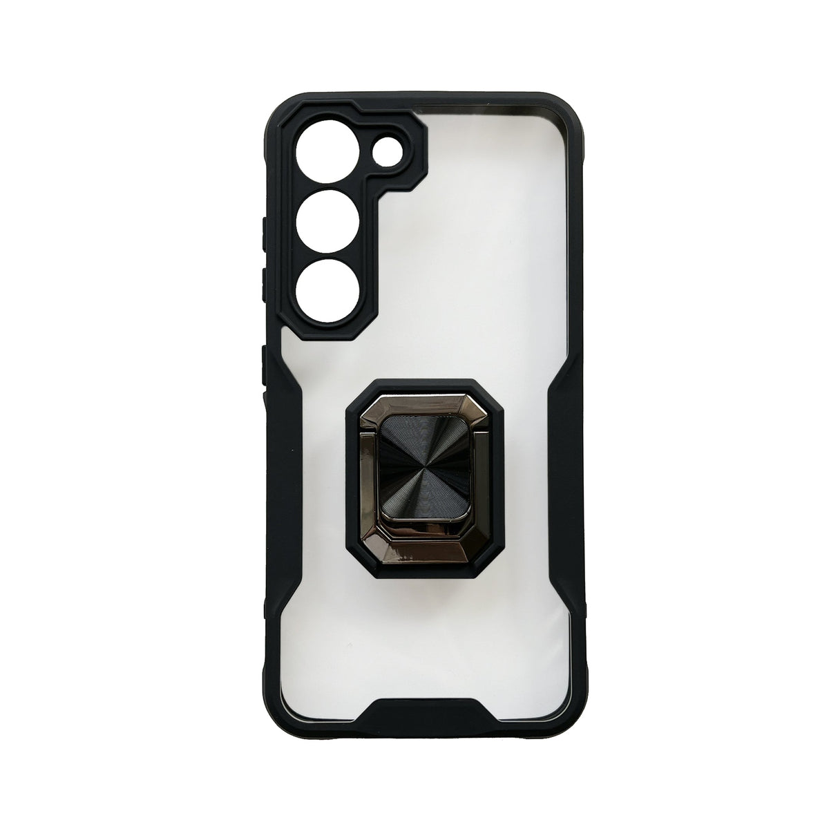 Samsung Galaxy S23 Plus Hoesje - Zwart - Ring Kickstand Back Cover