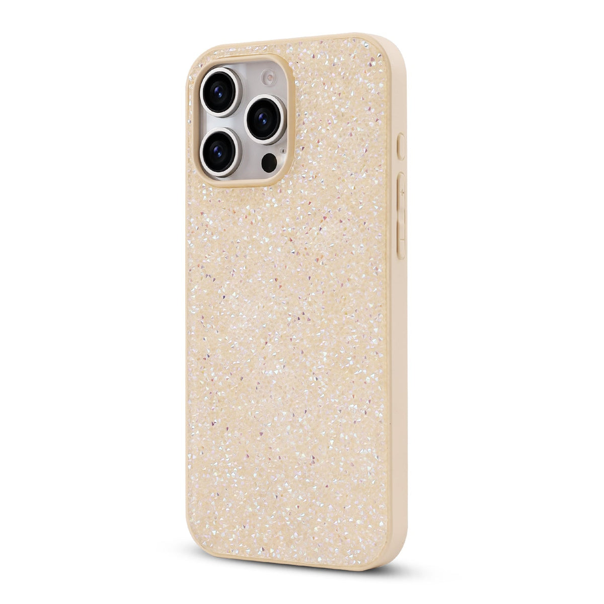 Apple iPhone 16 Pro Max Case - Gold - Diamond Glitter Back Cover