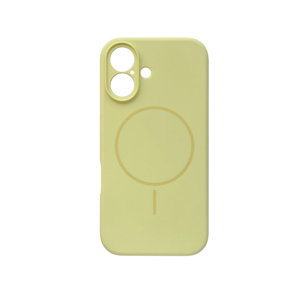 Apple iPhone 16 Plus Case - Yellow - Liquid Silicone MagSafe Back Cover