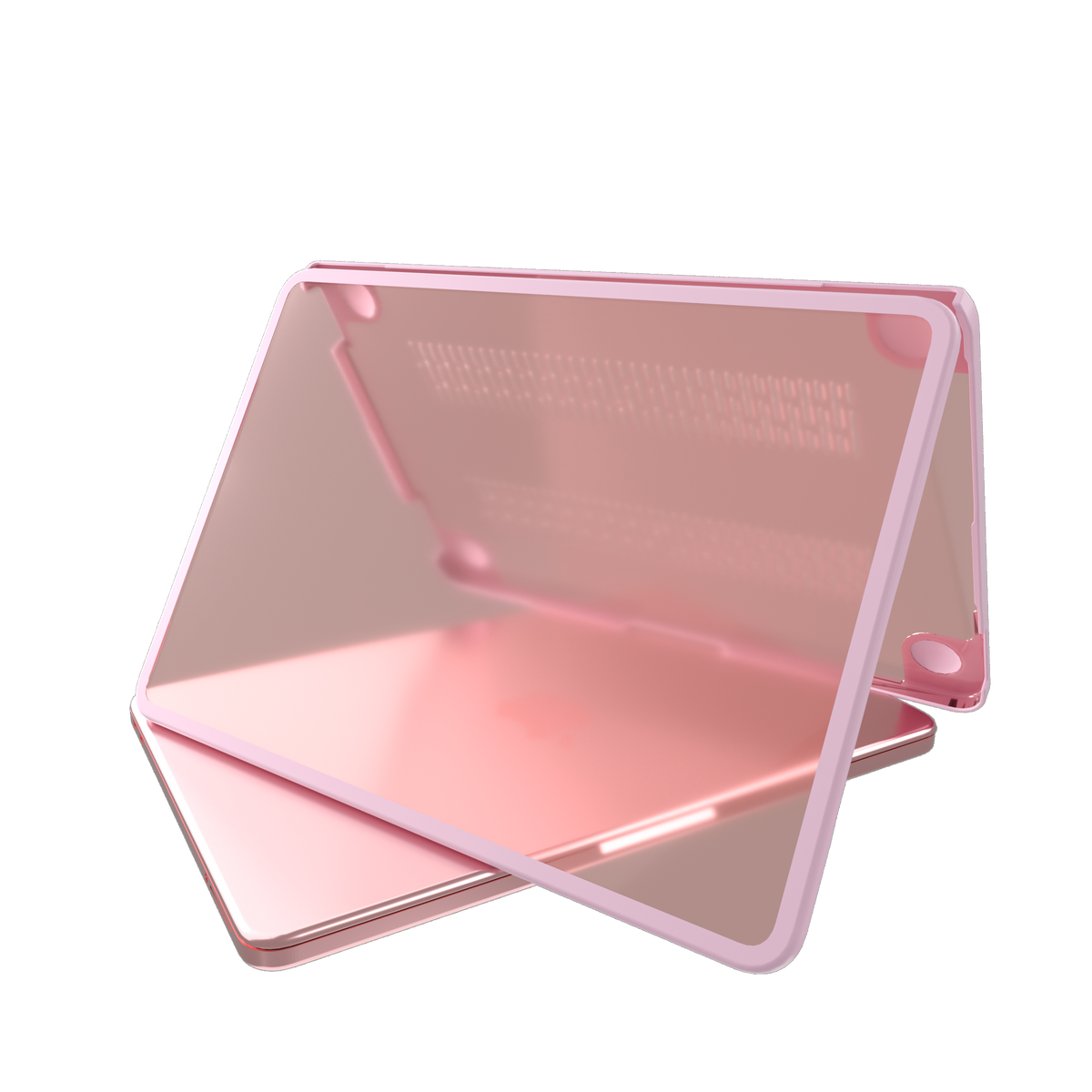 Apple MacBook Neo (13-inch) - Roze/Transparant - Schokbestendige Laptop Hardcase met Verstevigde Rand