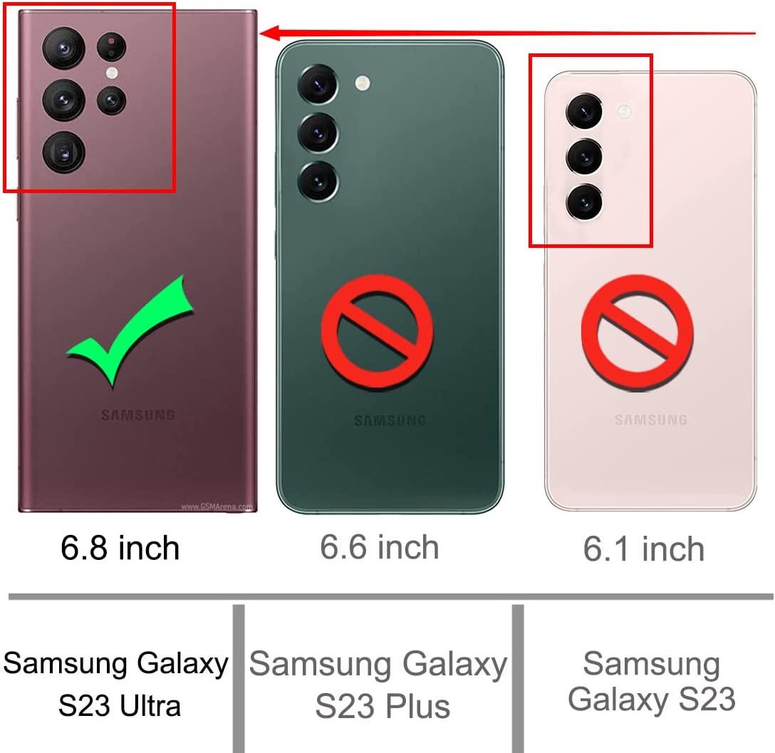 Samsung Galaxy S23 Ultra Hoesje - Transparant - Anti-Shock Back Cover