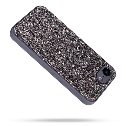 Apple iPhone 17e Hoesje - Grijs - Diamant Glitter Back Cover