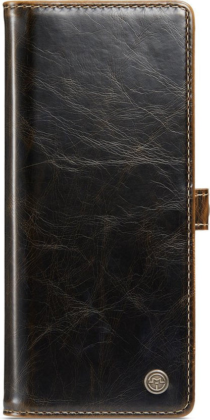 Samsung Galaxy Z Fold 4 Hoesje - Rustiek Sienna Brown - Dunne Bookcase