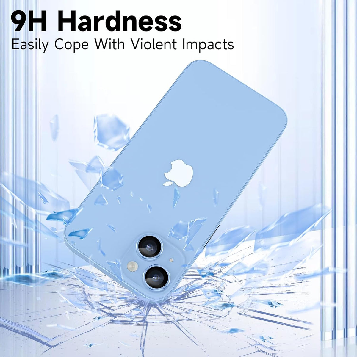 Apple iPhone 15 Lens Protector - Blauw - 1 Stuk