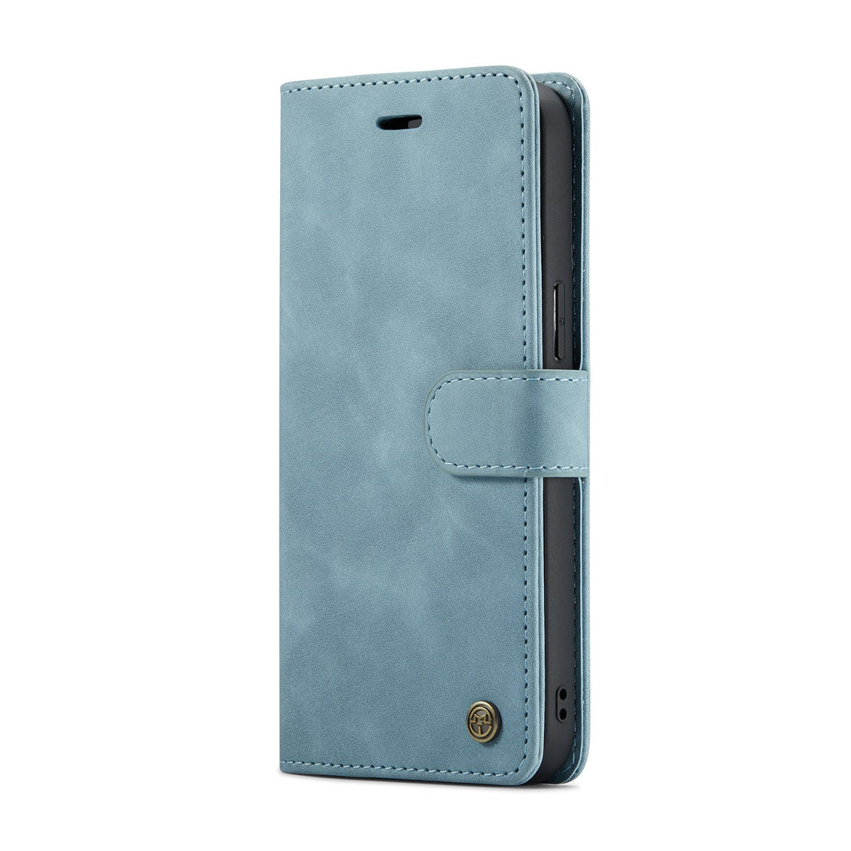 Apple iPhone 15 Pro Hoesje - Aqua Blue - 2 in 1 Bookcase