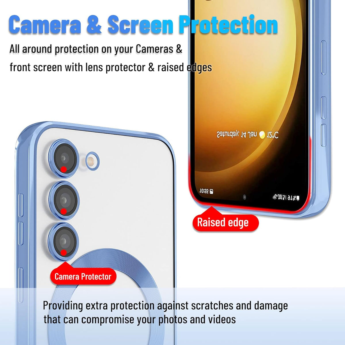 Samsung Galaxy S24 Hoesje - Blauw - Siliconen MagSafe Back Cover