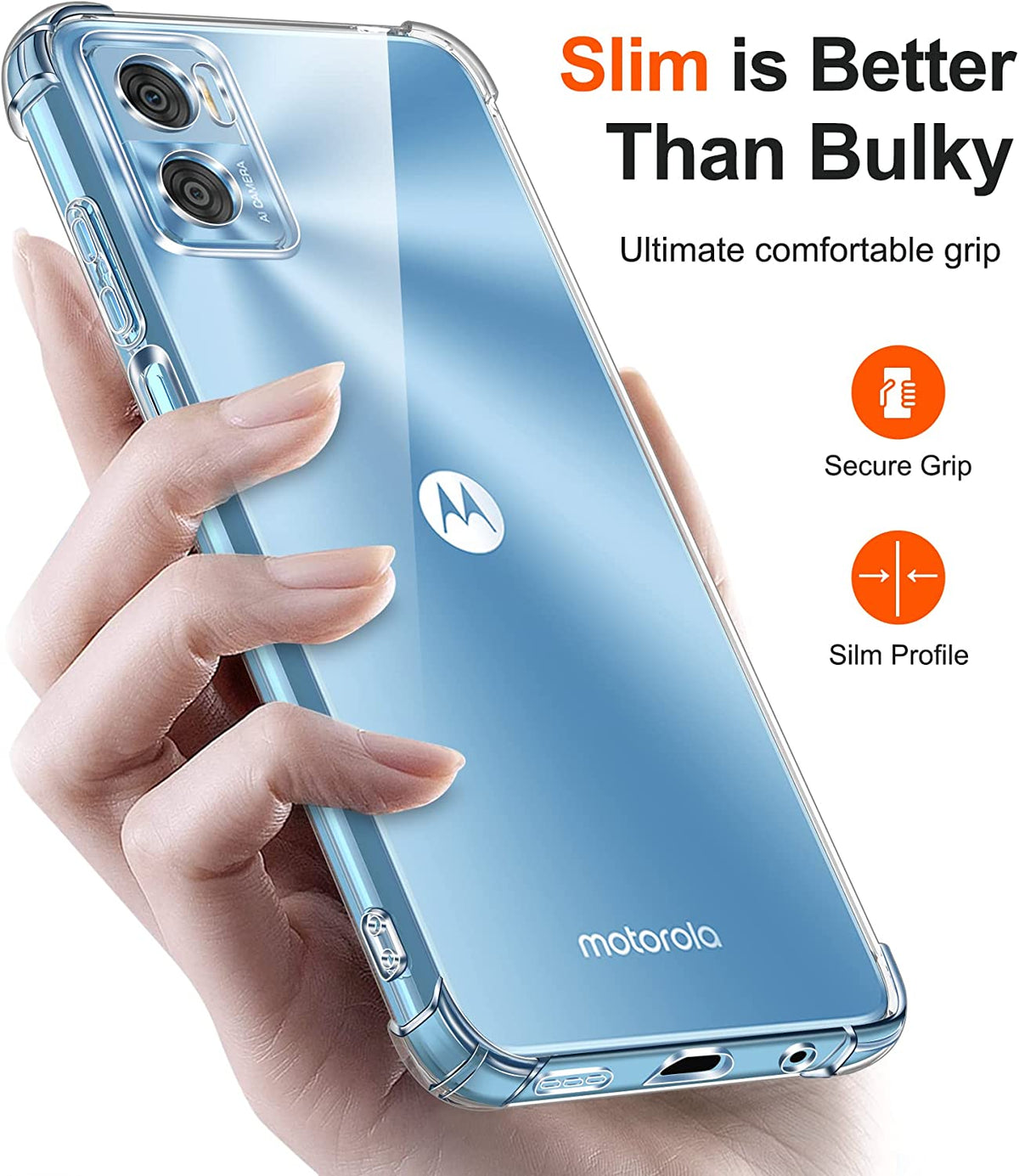 Motorola Moto G06 Hoesje - Transparant - Anti-Shock Back Cover