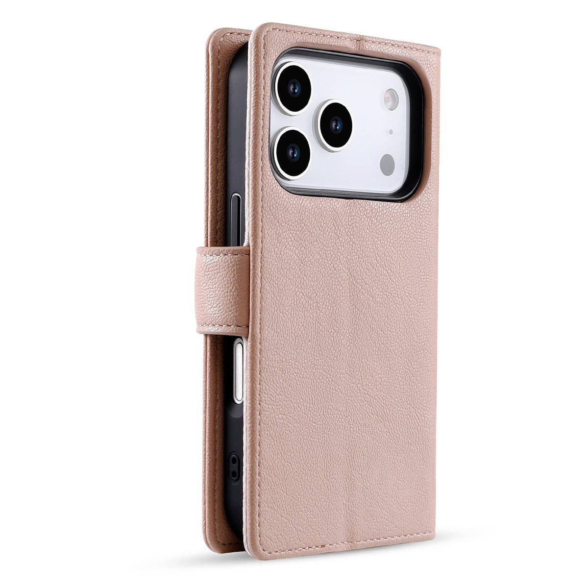 Apple iPhone 17 Pro Hoesje - Pale Pink - 2 in 1 MagSafe Bookcase