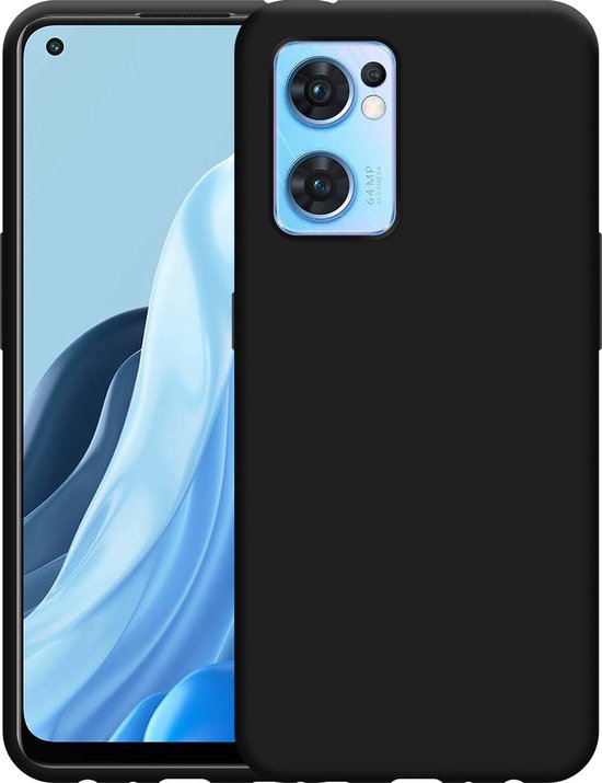 OPPO Find X5 Lite Case - Black - Silicone Back Cover