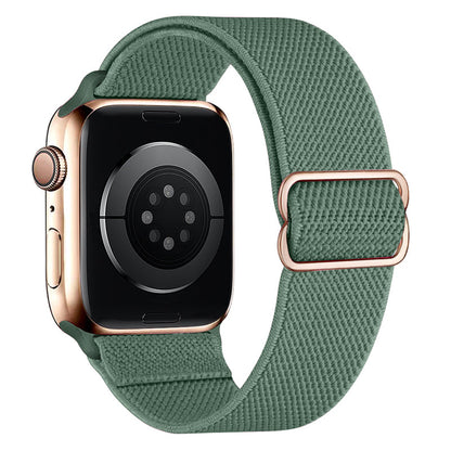 Apple Watch Bandje 38/40/41/42 mm - Hoco Fashion WA04 Nylon - Groen