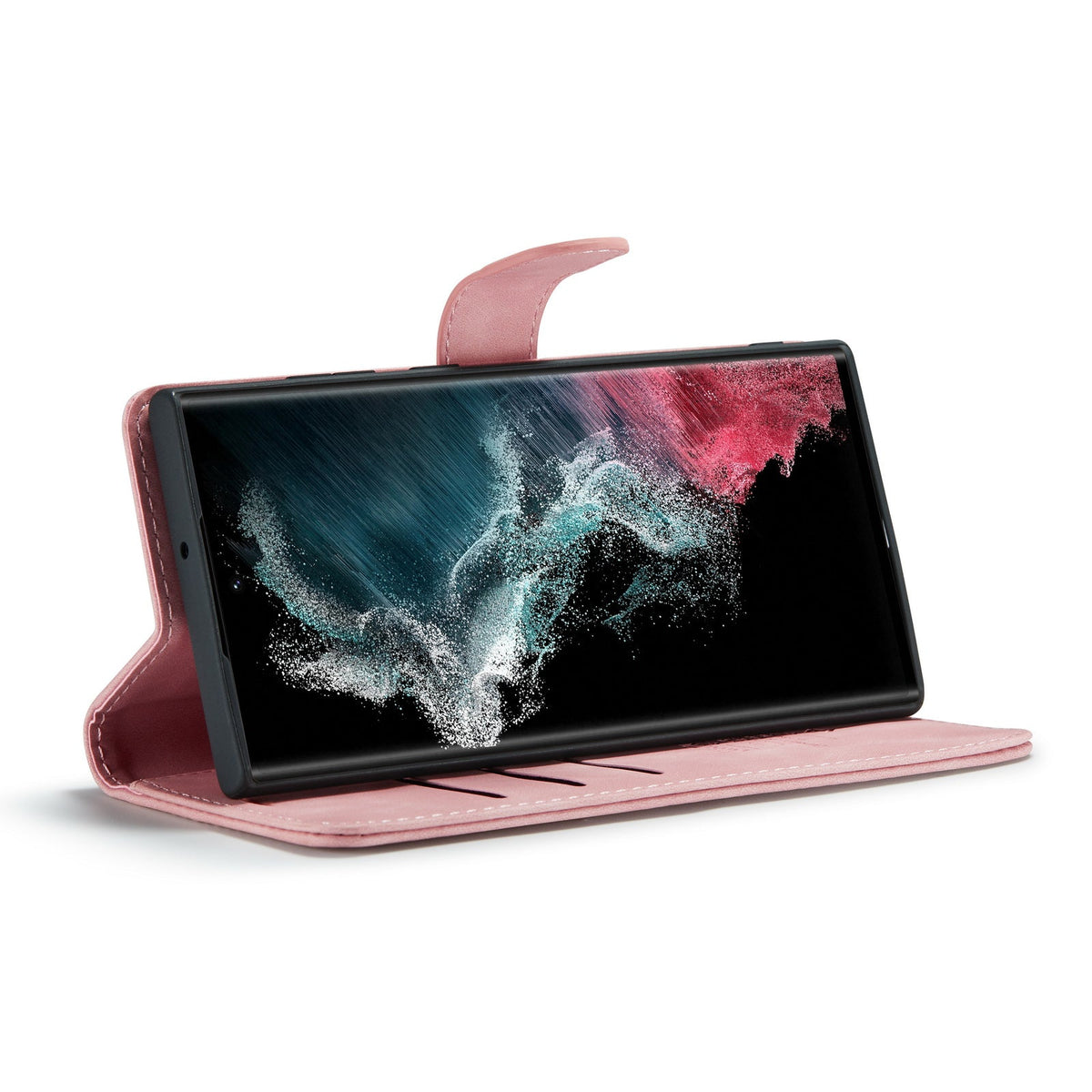 Samsung Galaxy S24 Ultra Hoesje - Pale Pink - 2 in 1 Bookcase