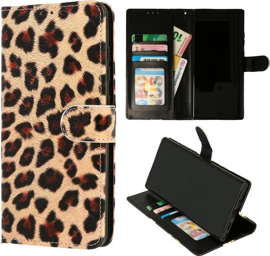 Samsung Galaxy A32 4G Hoesje - Luipaard - Print Bookcase