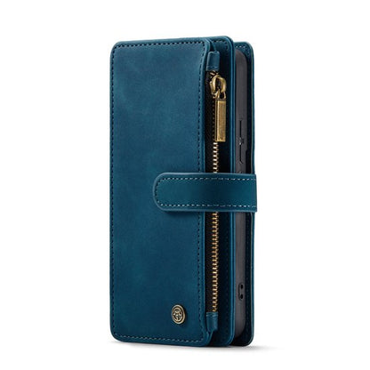 Samsung Galaxy A53 5G Hoesje - Navy Blue - Luxe Bookcase met Rits