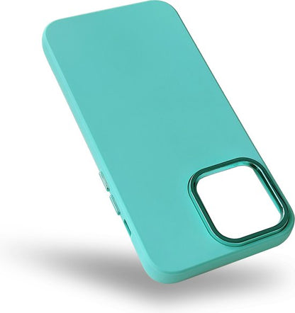 Apple iPhone 14 Pro Hoesje - Turquoise - Shockproof Siliconen Back Cover