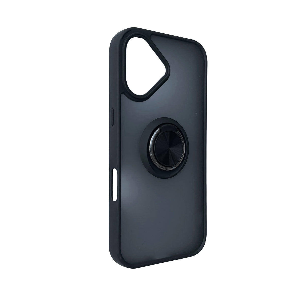 Apple iPhone 17 Hoesje - Zwart - Ring Kickstand MagSafe Back Cover