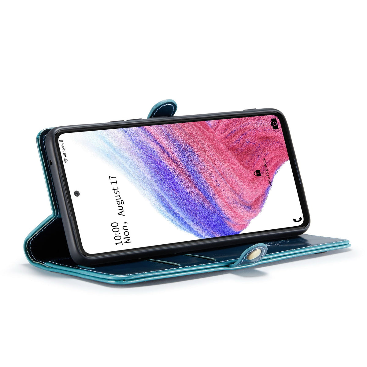 Samsung Galaxy A53 5G Hoesje - Emerald Green - Dunne Bookcase